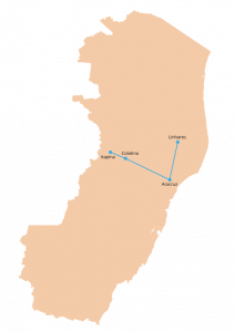A Rota 3 da Reitoria Itinerante do Ifes inclui os campi Aracruz, Linhares, Colatina e Itapina.